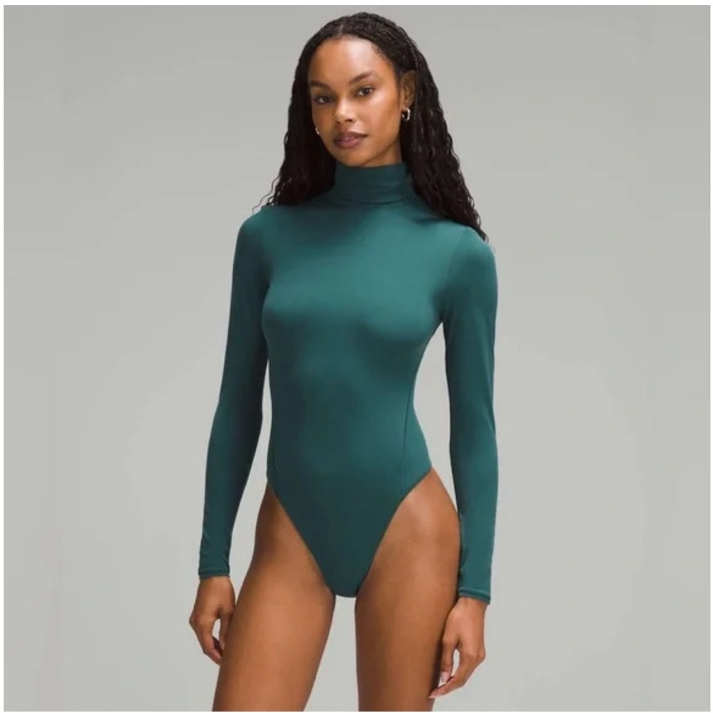 lululemon athletica Teal Long-Sleeve Bodysuit